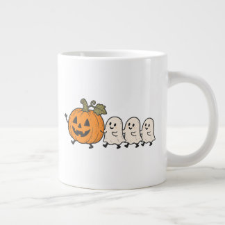 Tasse de parade de fantômes mignons d'Halloween av