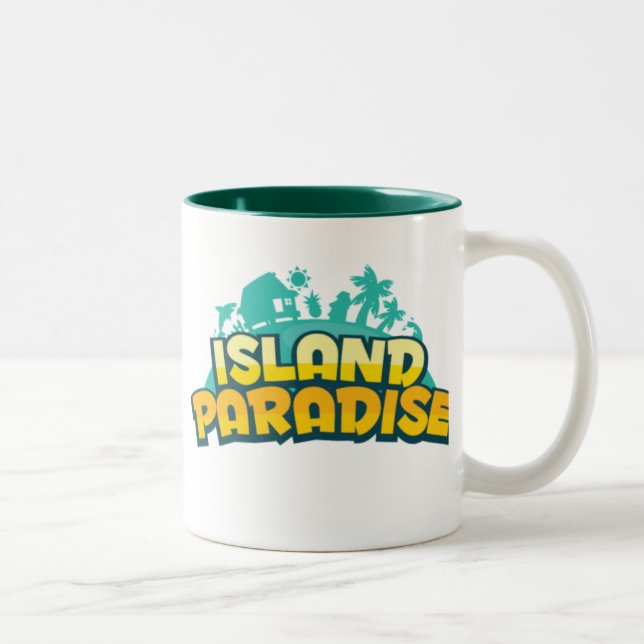Tasse de paradis d'île (Droit)