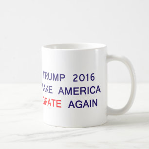 Tasse de parodie de l'atout 2016