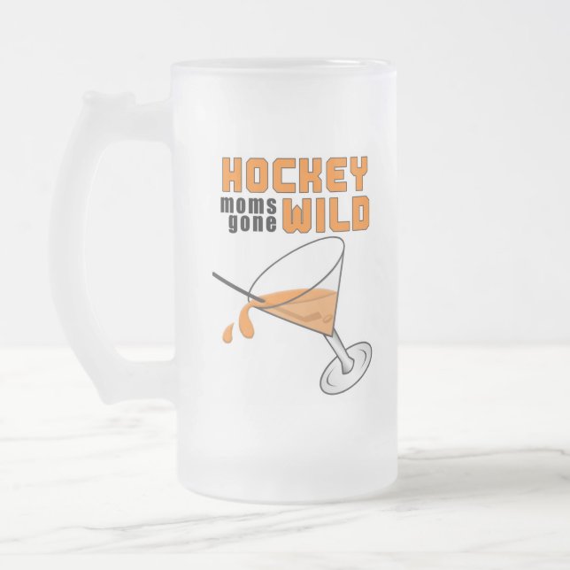 Tasse de partie de maman d'hockey (Gauche)