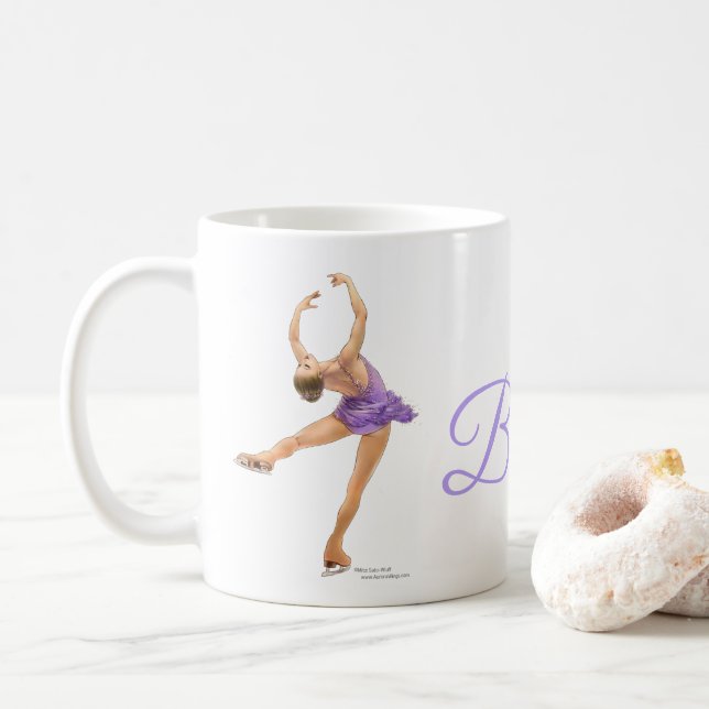 Tasse de patineur de glace (Avec donut)