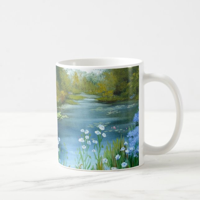 Tasse de pavots bleus (Droite)