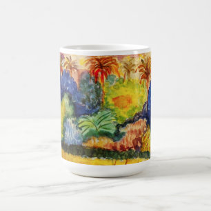 Tasse de paysage de Gauguin Tahitian