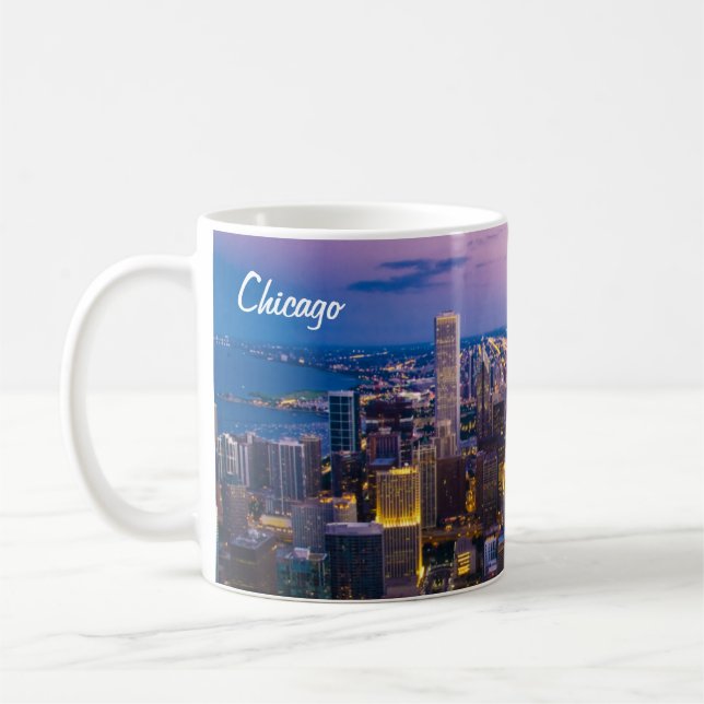 Tasse de paysage urbain de Chicago (Gauche)