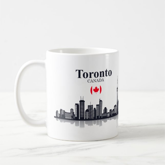 TASSE DE PAYSAGE URBAIN DE TORONTO CANADA (Gauche)