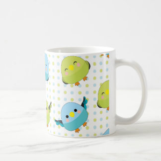 Tasse de perruche de Kawaii Lineolated