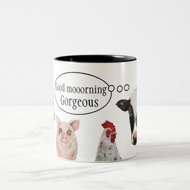 Tasse de personnaliser d'animaux de ferme (Centre)