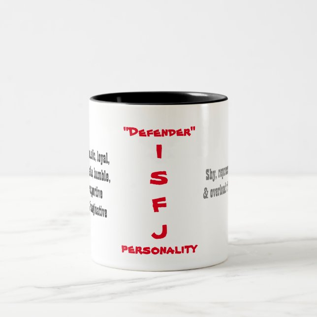 Tasse de personnalité d'ISFJ (Centre)