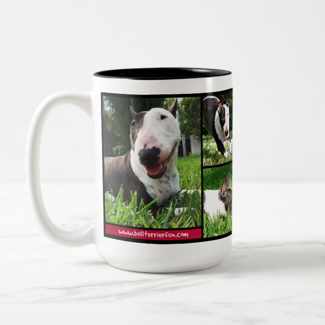 Tasse de photo "de rire vivant d'amour" de (Gauche)