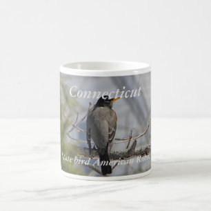 Tasse de photo d'oiseau d'état du Connecticut
