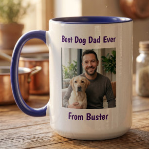 Tasse de photo personnalisée pour la fête des père