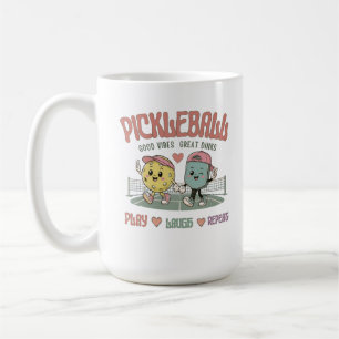 Tasse de pickleball « Play Laugh Repeat » Image