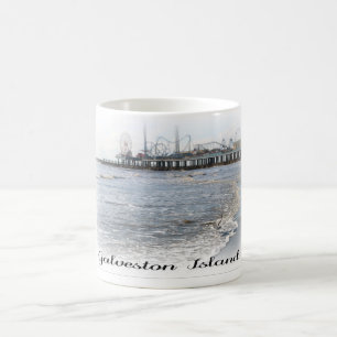Tasse de pilier de plaisir d'île de Galveston