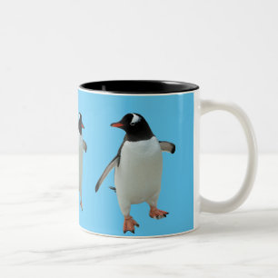 Tasse de pingouin de danse