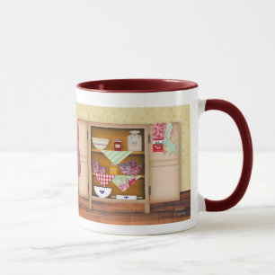 Tasse de placard de cuisine vintage