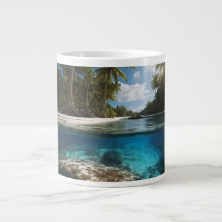 Tasse de plage tropicale - Vue éclatée - Tasse océ
