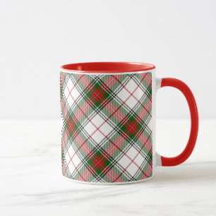 Tasse ~ de plaid de Noël personnalisé