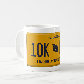 Tasse de plaque de licence de l'Alaska
