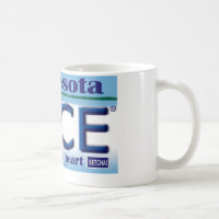 Tasse de plaque minéralogique du Minnesota Nice®