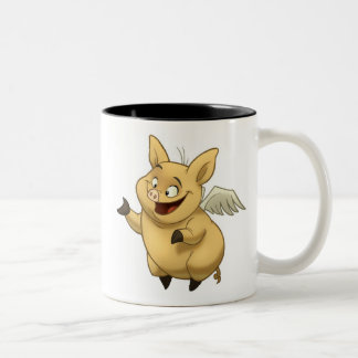 Tasse de porc de vol