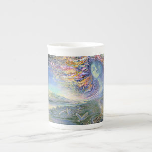 Tasse de porcelaine tendre de "Starscape"