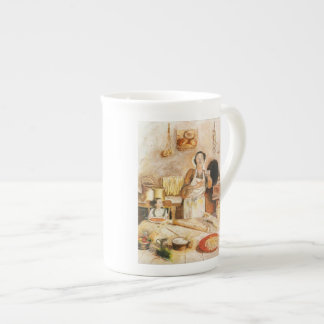 Tasse de porcelaine tendre, la "cuisine de la