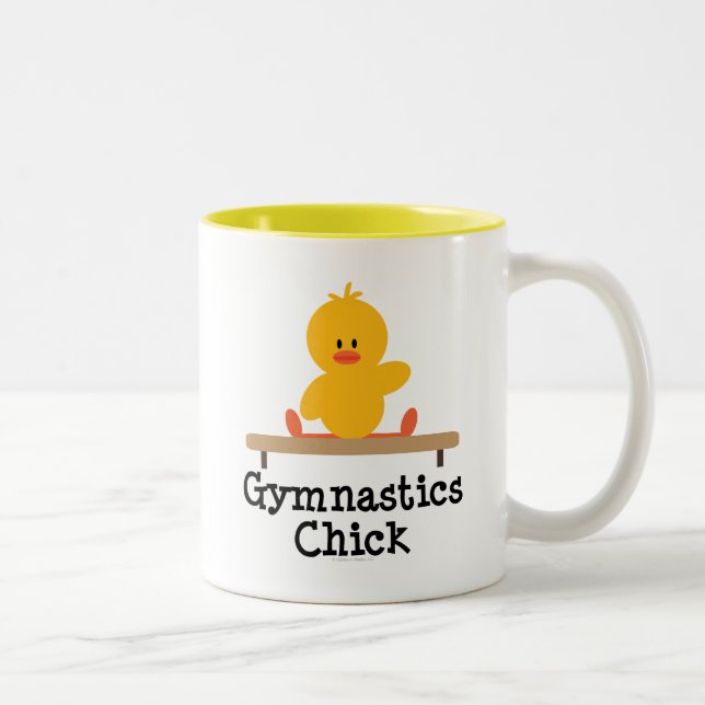 Tasse de poussin de gymnastique (Droit)