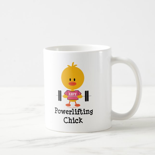 Tasse de poussin de Powerlifting (Droite)