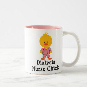 Tasse de poussin d'infirmière de dialyse