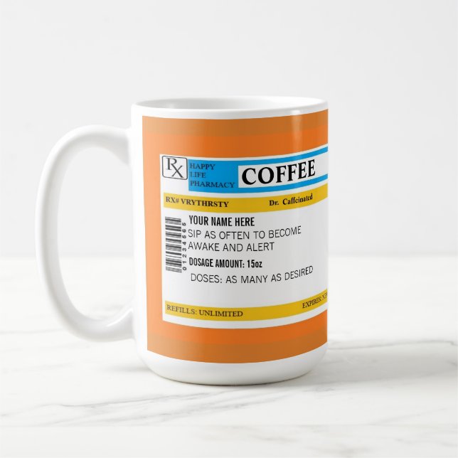 Tasse de prescription de café (Gauche)