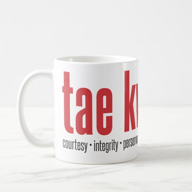 Tasse de principe de 202 le Taekwondo (Gauche)