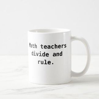 Tasse de professeur de maths - calembour drôle de