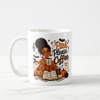 Tasse de professeur de musique de café Pitch Pleas