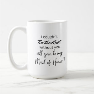 Tasse de Proposition de Demoiselle d'Honneur