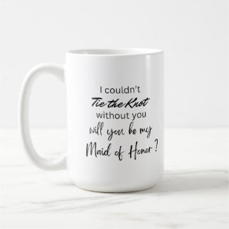 Tasse de Proposition de Témoin de Mariage pour Dem