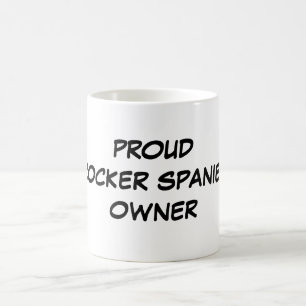 Tasse "de propriétaire fier de cocker"