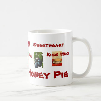 TASSE DE PRUNE DE SUCRE DE TARTE DE MIEL