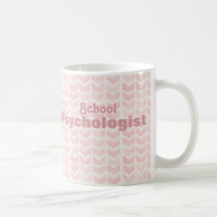 Tasse de psychologue d'école d'aquarelle de