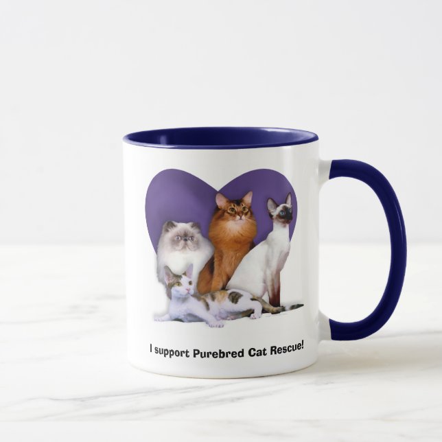 Tasse de race de délivrance de chat (Droite)