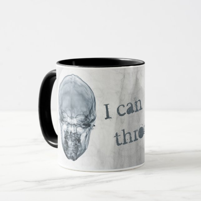 Tasse de radiologie de crâne d'anatomie du rayon X (Devant gauche)