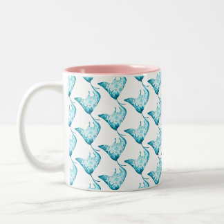 Tasse de rayon de Manta, cadeau orienté d'océan