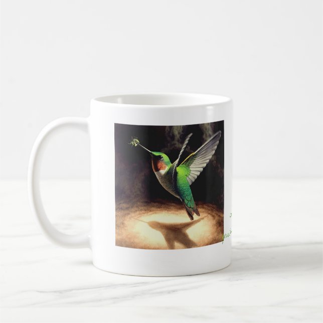 Tasse de réflexion de colibri (Gauche)