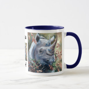 Tasse de règle de rhinocéros de rhinocéros