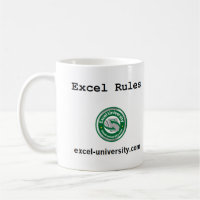 Tasse de règles d'Excel