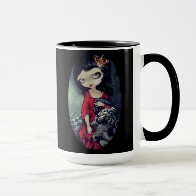 Tasse "de reine rouge et de reine blanche" (Droite)