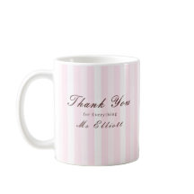 Tasse de remerciement personnalisée pour enseignan