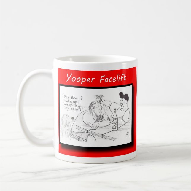 Tasse de remontée du visage de Yooper (Gauche)