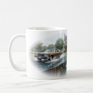 Tasse de rêve sur la richesse et le passage du tem