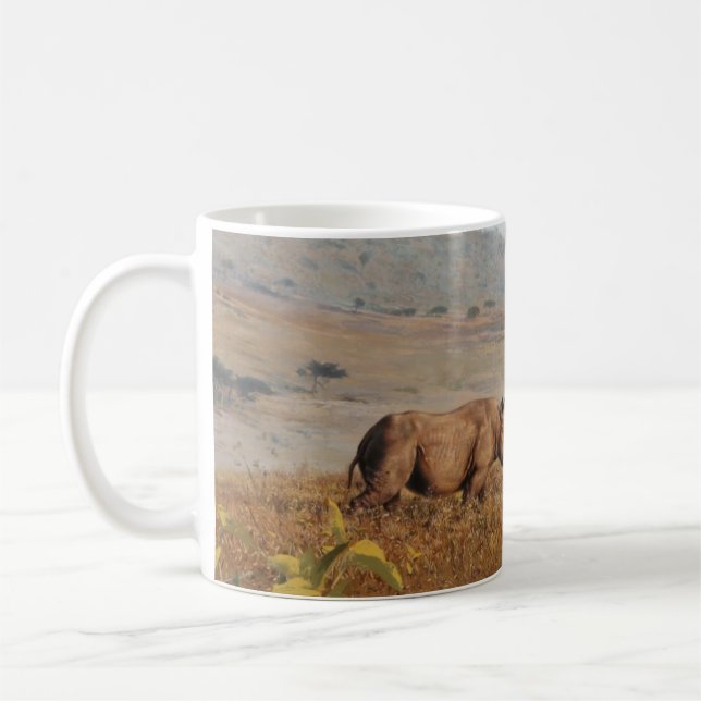 Tasse de rhinocéros d'Andrew Denman (Gauche)