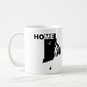 Tasse de Rhode Island, maison loin de l'État, mug